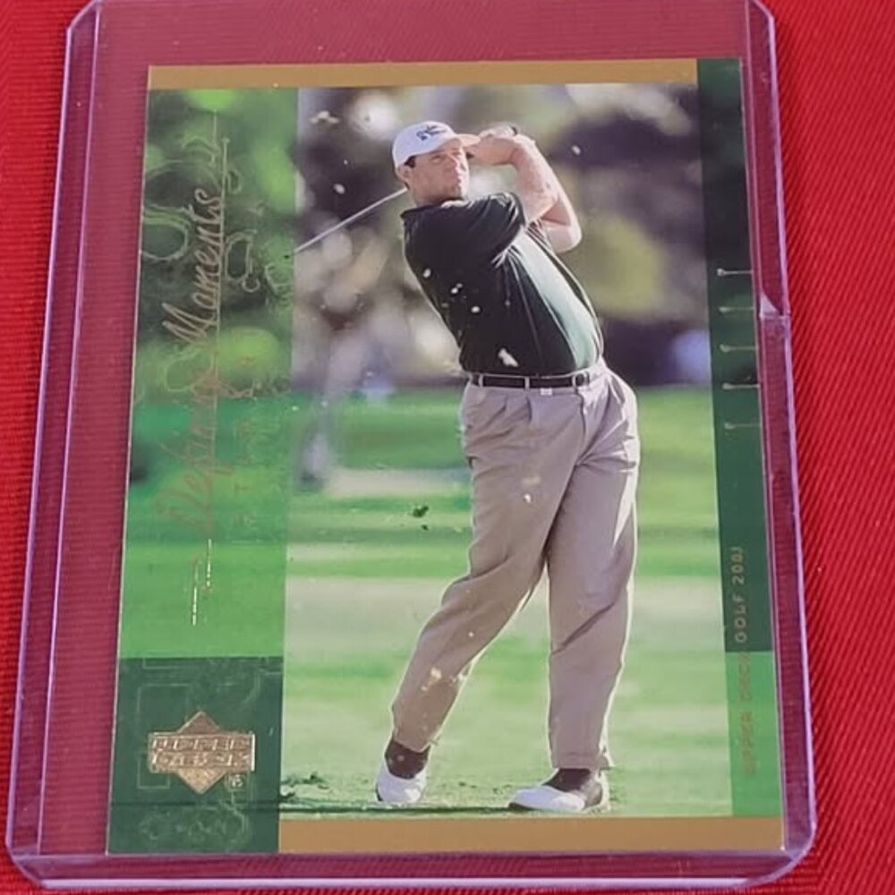 2001 UPPER DECK, STEWART CINK DEFINING MOMENTS P.G.A. CARD!!!